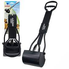 Advance Folding Spring Loaded Dog Scoop Black Dog 1pc 27in