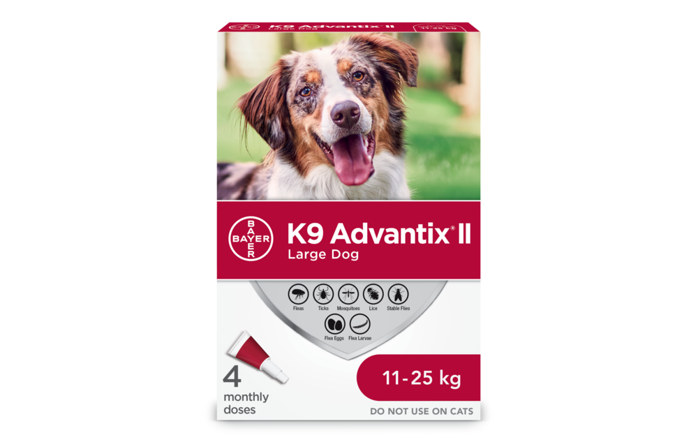 ADVANTIX II - Large Dog (11 - 25 kg) - 4 Pack