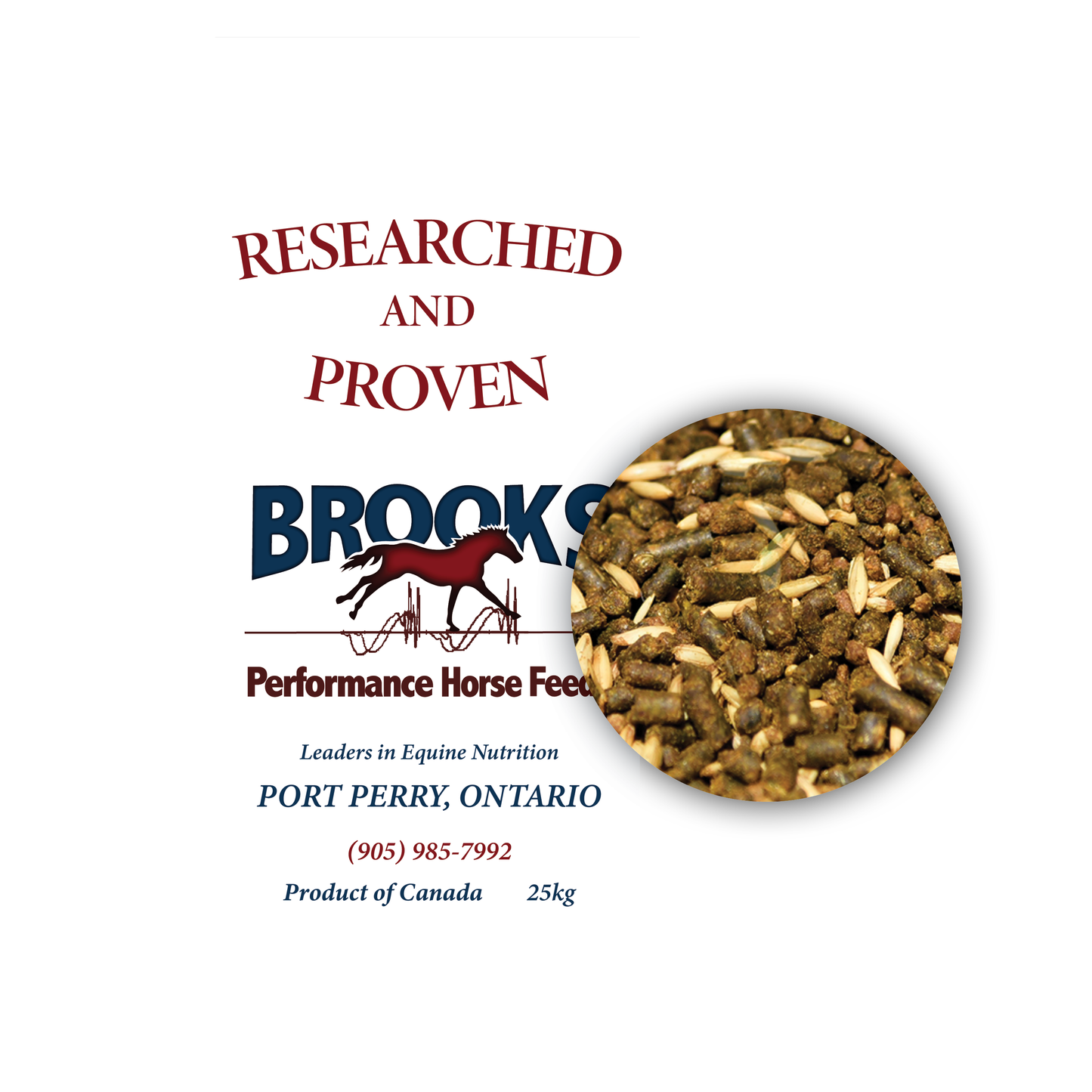 Brooks EEZE (UN-TI) Textured Brooks Horse Feed 25 kg