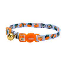 COASTAL - Fashion Adjustable Breakaway Collar - 3/8" x 8-12" - Sushi On Blue