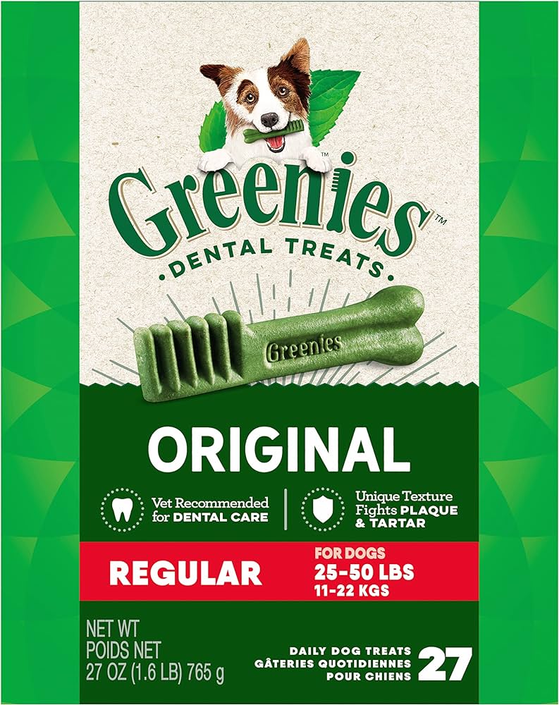 Greenies Dental Treat Canine Original Regular 27 OZ