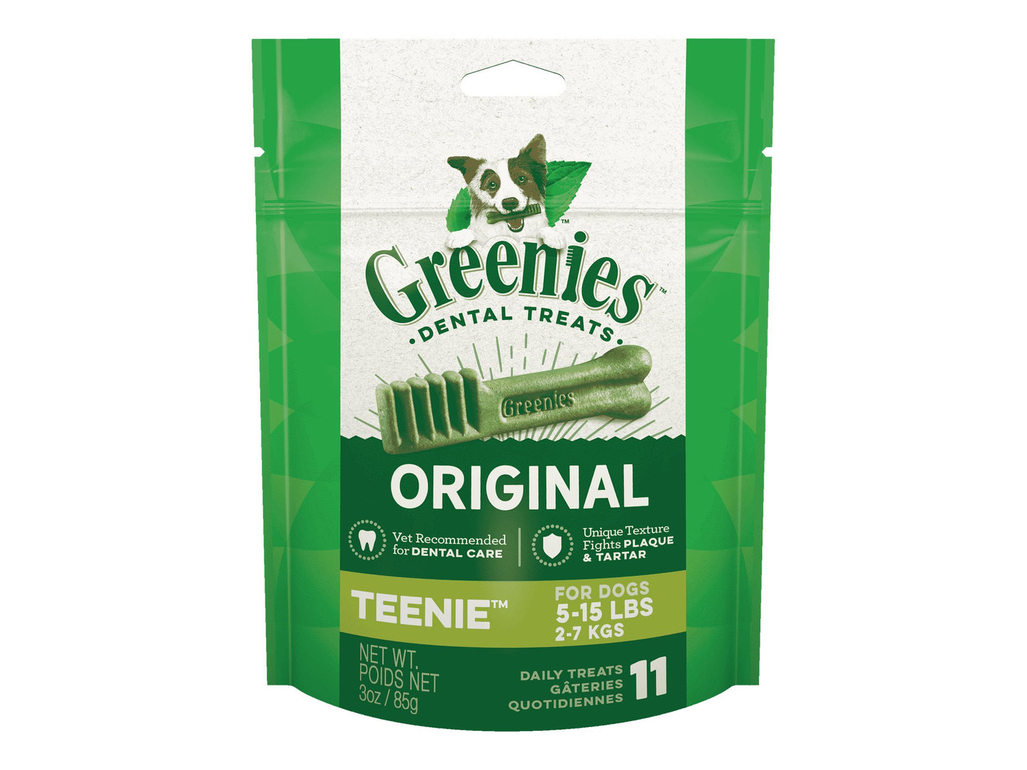 Greenies Mini Treat Canine Original Teenie 6 OZ
