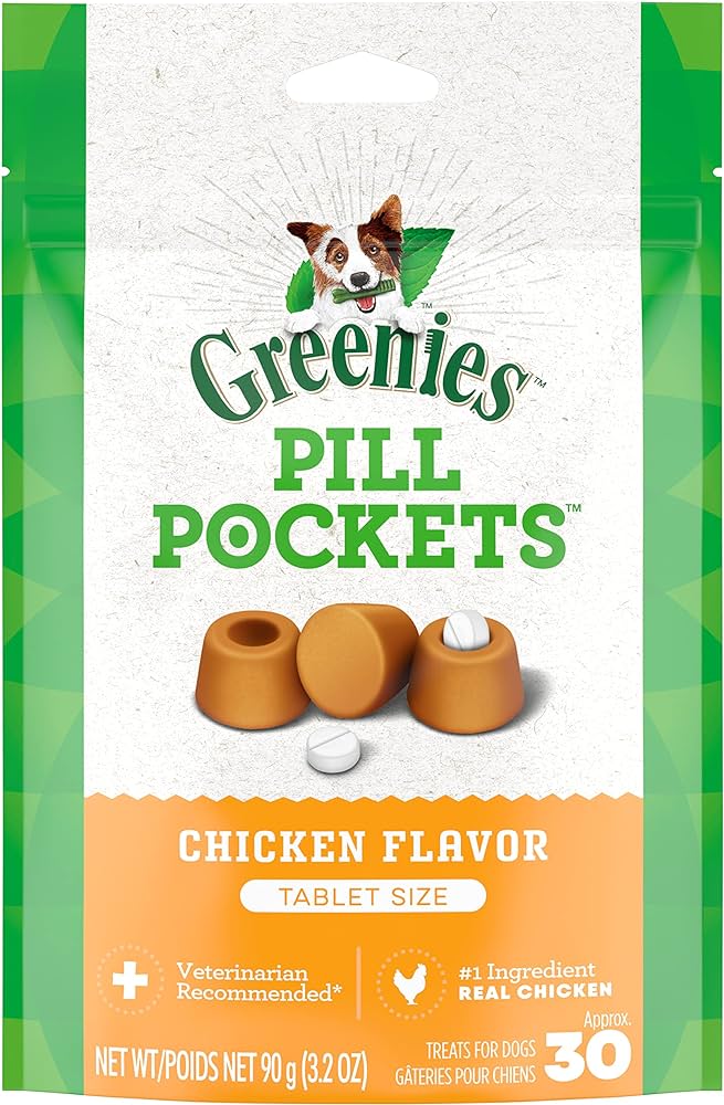 Greenies Pill Pockets Canine Chicken 3.2 OZ