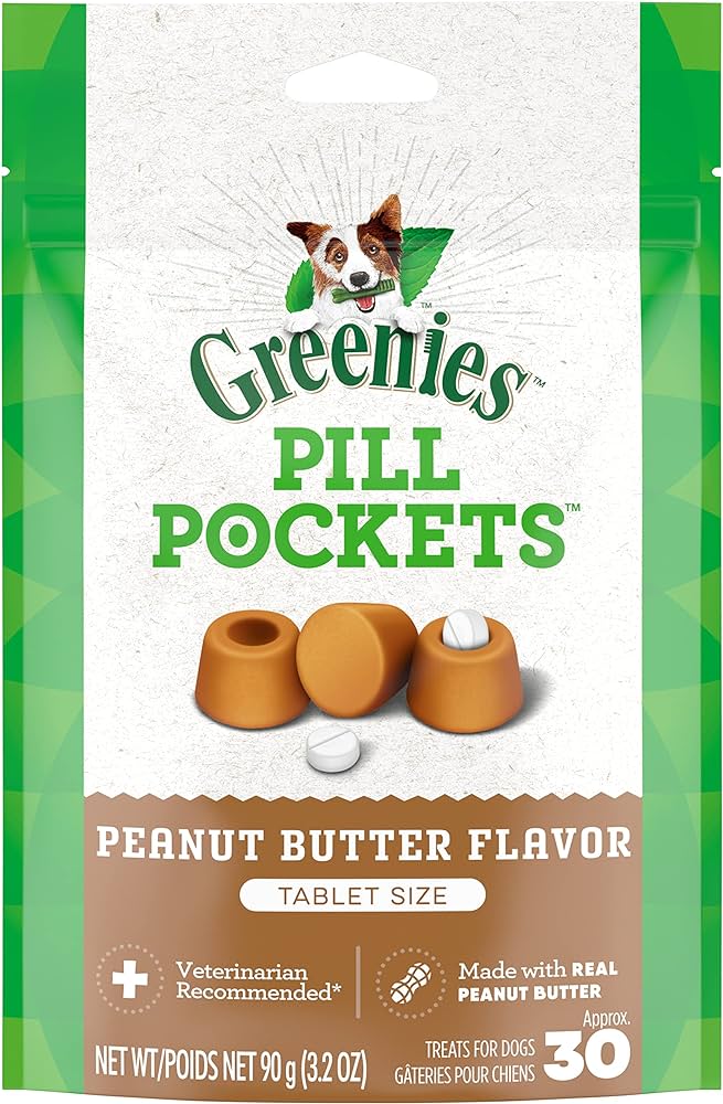 Greenies Pill Pockets Canine Peanut Butter 3.2 OZ