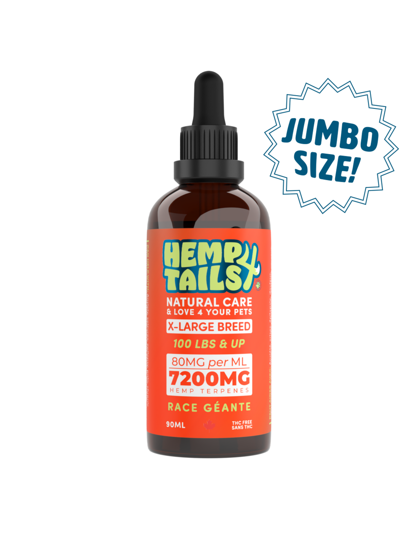 Hemp 4 Tails JUMBO Large Dog