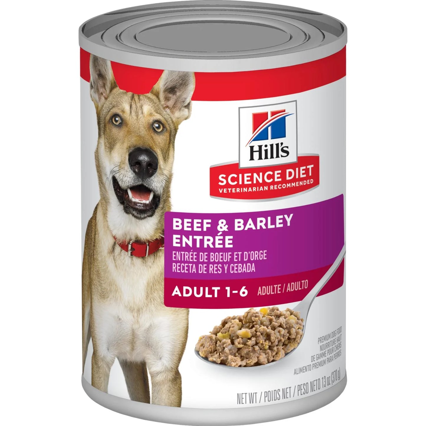 Hill's Science Diet Canine WET - Adult Beef & Barley Entree 13oz
