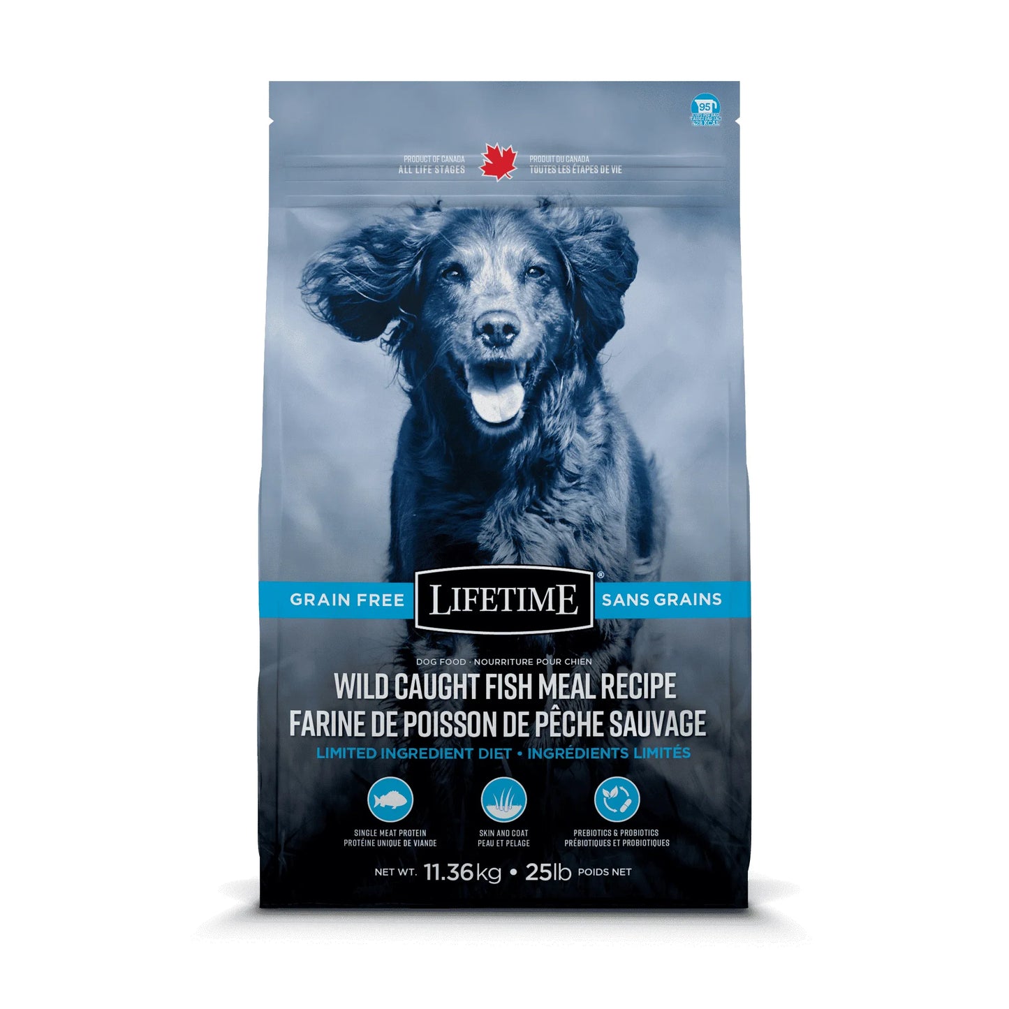 LIFETIME All Stages GRAIN FREE Dog Food Wild Caught Fish 2.27 kg