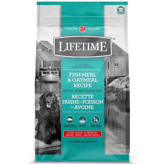 Lifetime Turquise All Stages Canine Food Fish & Oatmeal 11.4 KG
