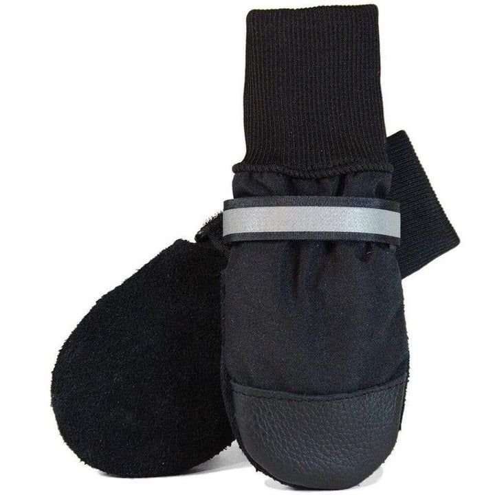 MUTTLUKS ALL WEATHER BOOTS (SET OF 4) X SMALL BLACK
