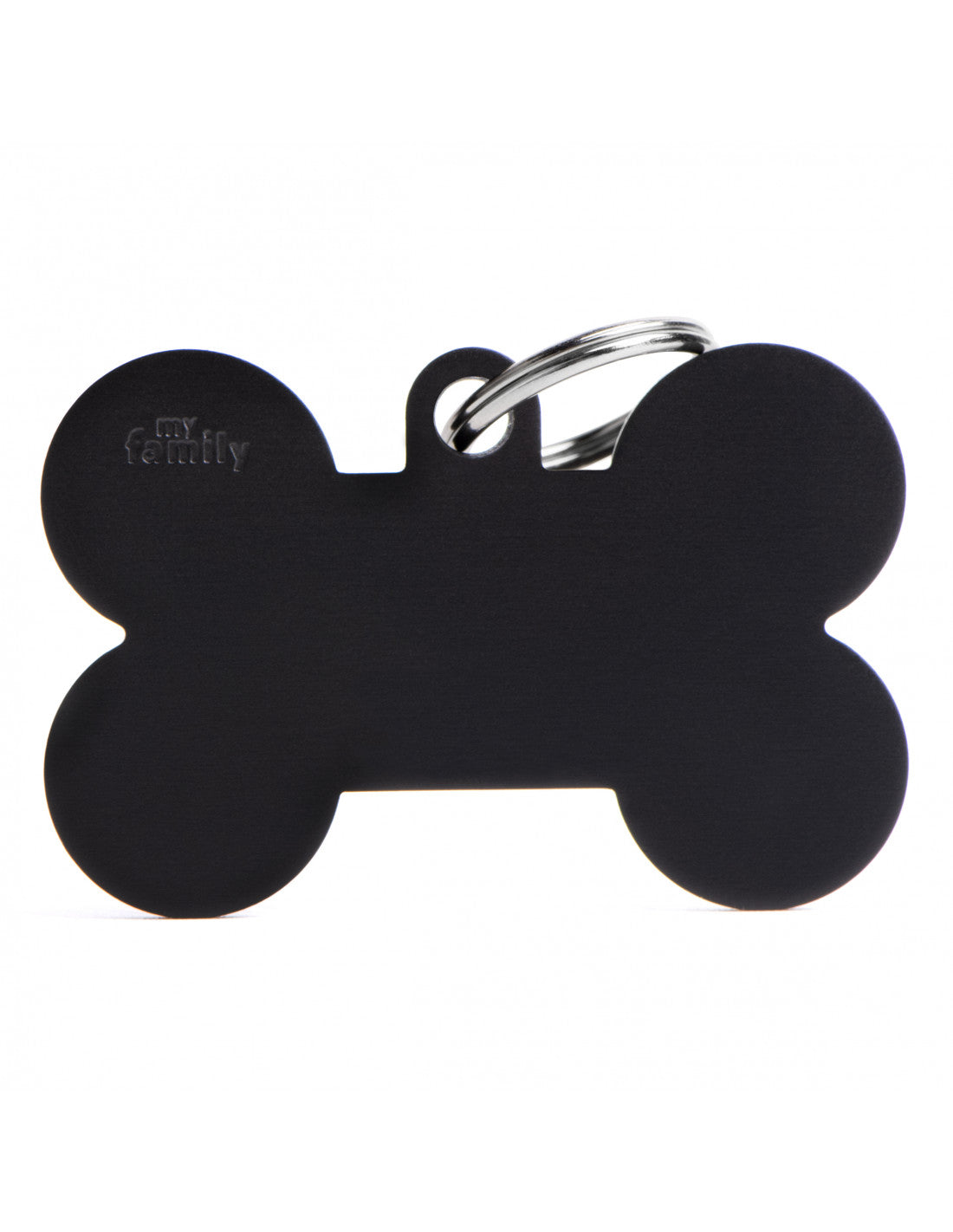 MY FAMILY - Black XL Aluminum Bone