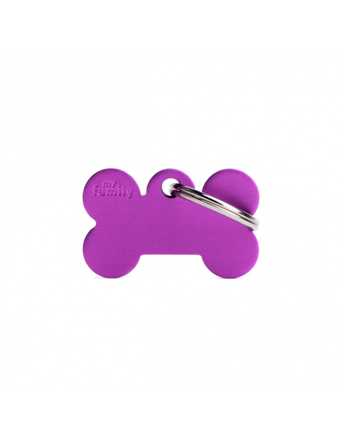 MY FAMILY - Small Bone Aluminum Purple