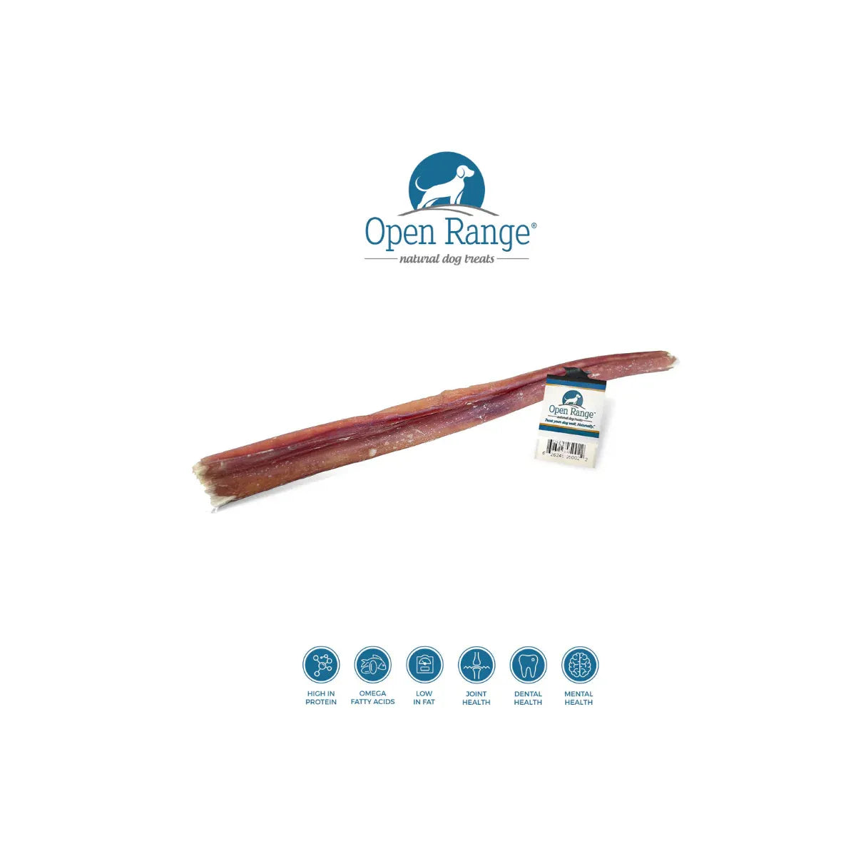 OPEN RANGE - Odour Controlled BULLY STICK - 11-12"