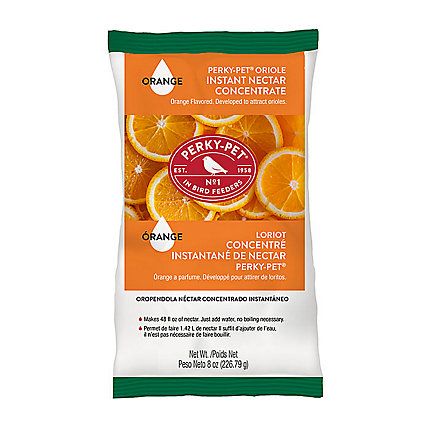 Perky-Pet Orange Powder Oriole Nectar Concentrate 8 oz bag