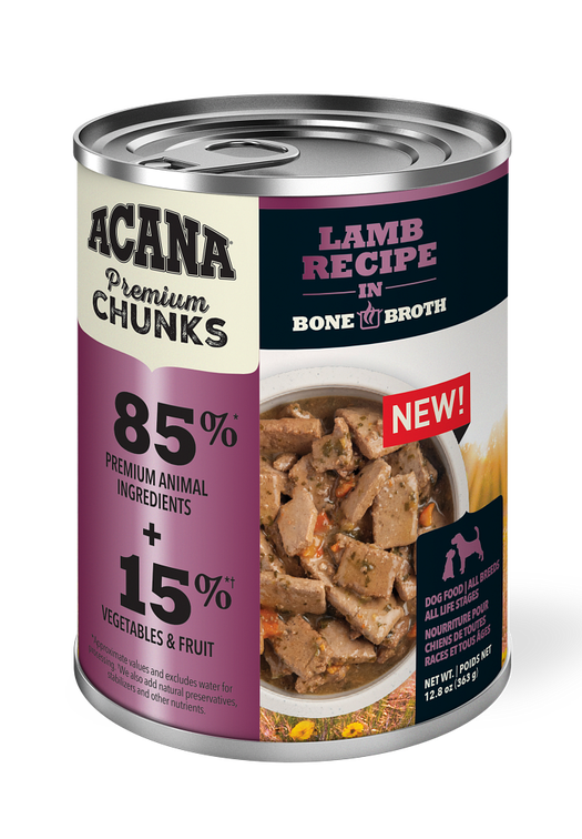 ACANA Canine Premium Chunks Lamb Recipe in Bone Broth