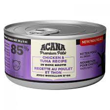 ACANA Feline Wet Food Kitten Chicken & Tuna Recipe in Bone Broth