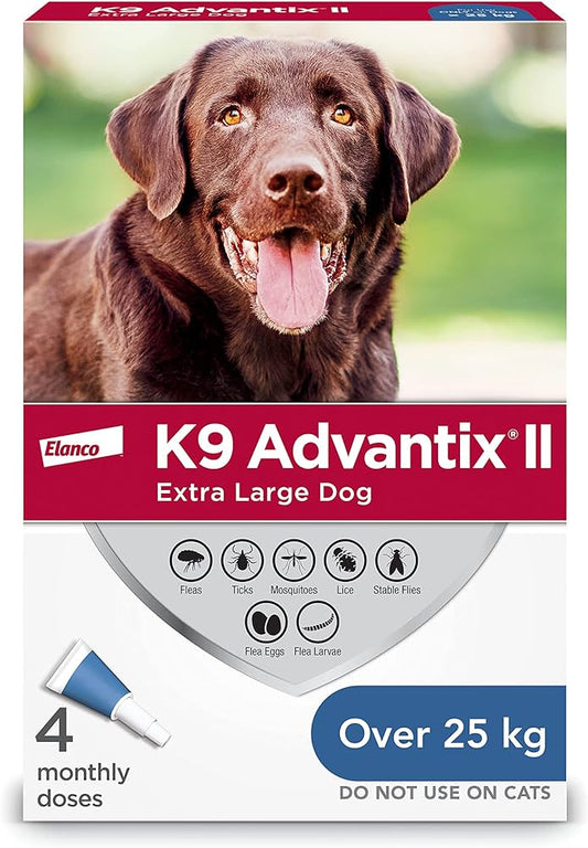 ADVANTIX II - Xtra Large Dog (Over 25 kg) - 4 Pack