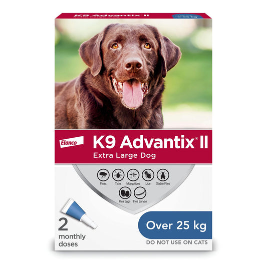 ADVANTIX II - X-Large dog (Over 25kg) - 2 Pack