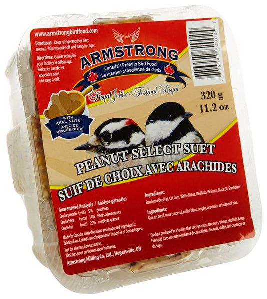 Armstrong Suet - Peanut Select 320g