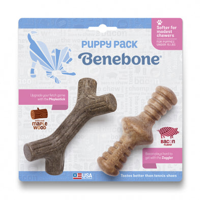 BENEBONE - Stick Zaggler Puppy - Bacon