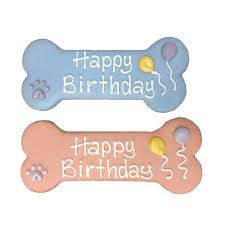 Bosco & Roxy's Happy Birthday Bone - Blue