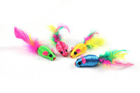 Burgham CAT TOY Rope Mice