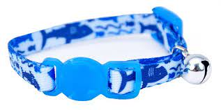 Coastal Li'l Pals Adjustable Breakaway Kitten Blue Shark 5/16"x6-8"