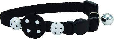 Coastal Lil'L Pals Kitten Embellishment Collar Black Cat 1pc 5/16x6-8in