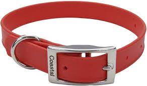Coastal PET ATTIRE Waterproof Dog Collar 1 X 21" - Red