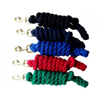 Cotton LEAD 3/4" X 10' With Bolt Snap - Navy