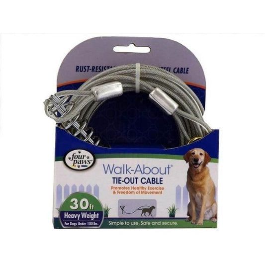 Four Paws Tie Out Cable Heavy Weight 30'