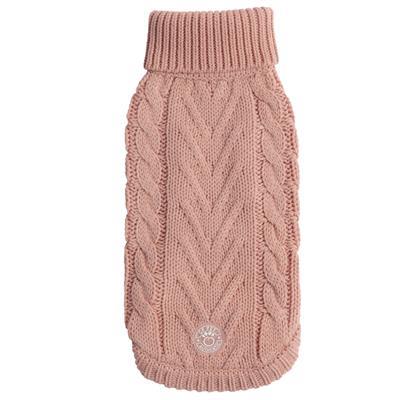 Gf Pet Chalet Sweater Pink Large Dog