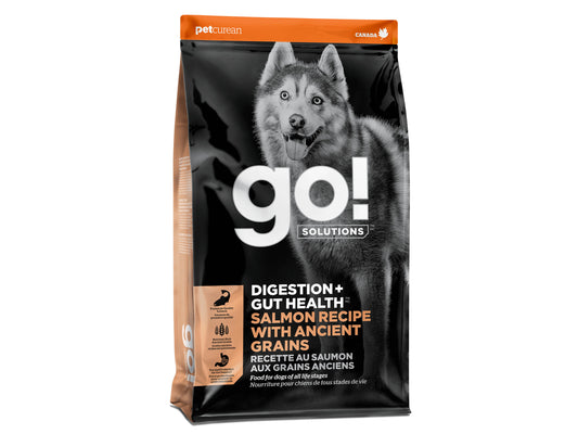 Go! Digestion Gut Health Salmon Recipe W Ancient Grain Dog 22lb