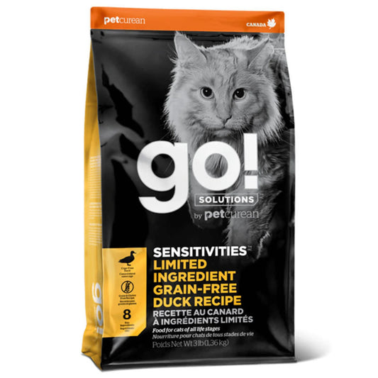 Go Sensitivities Limited Ingredient Grain Free Duck Cat 8lb