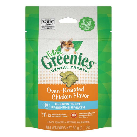 Greenies Dental Treat Feline Chicken 2.1 OZ