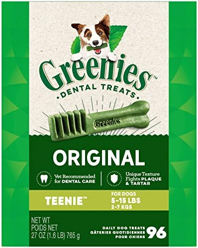 Greenies Dental Treat Canine Original Teenie 27 OZ