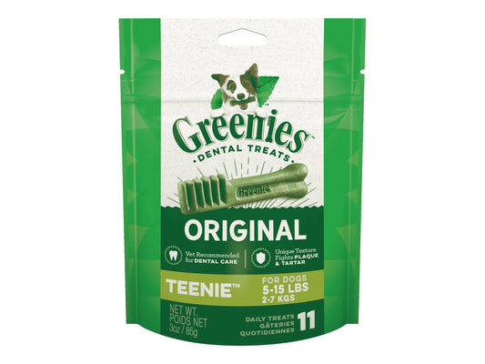 Greenies Mini Treat Canine Original Teenie 6 OZ