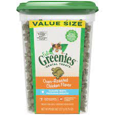Greenies Dental Treat Feline Chicken 9.75 OZ