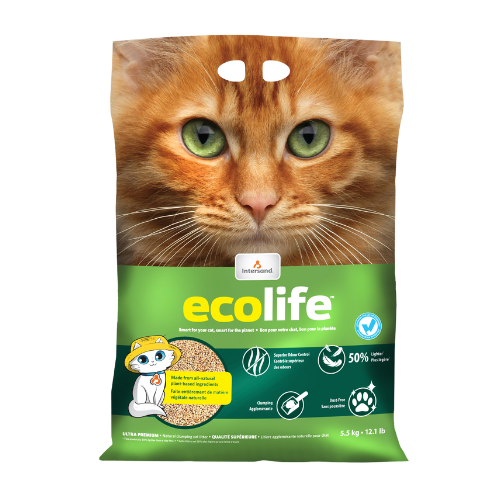 Intersand Ecolife Natural Clumping Litter 5.5kg