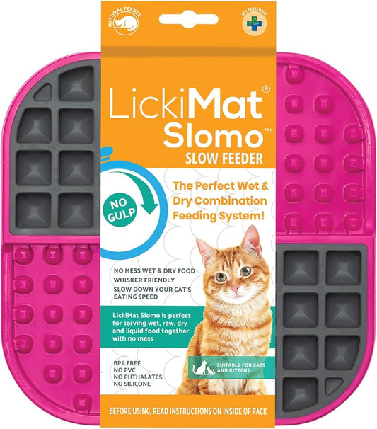 LickiMat Slomo Cat Pink