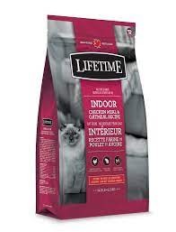 LIFETIME All Stages Cat Food INDOOR Chicken & Oatmeal 2.27 kg