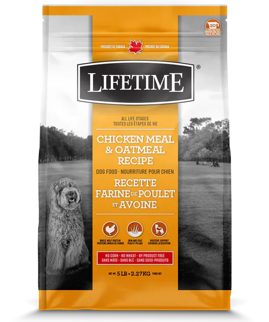 LIFETIME All Stages Dog Food Chicken & Oatmeal 2.27 kg