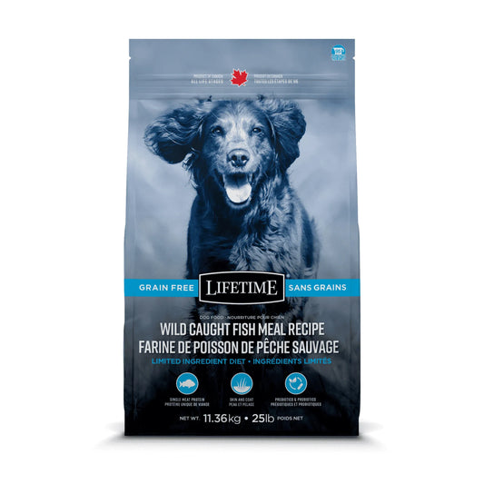 LIFETIME All Stages GRAIN FREE Dog Food Wild Caught Fish 2.27 kg