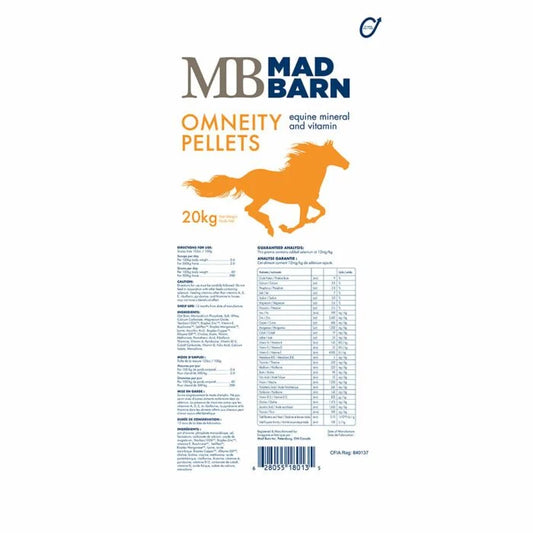 Mad Barn Omneity Pellets 20kg