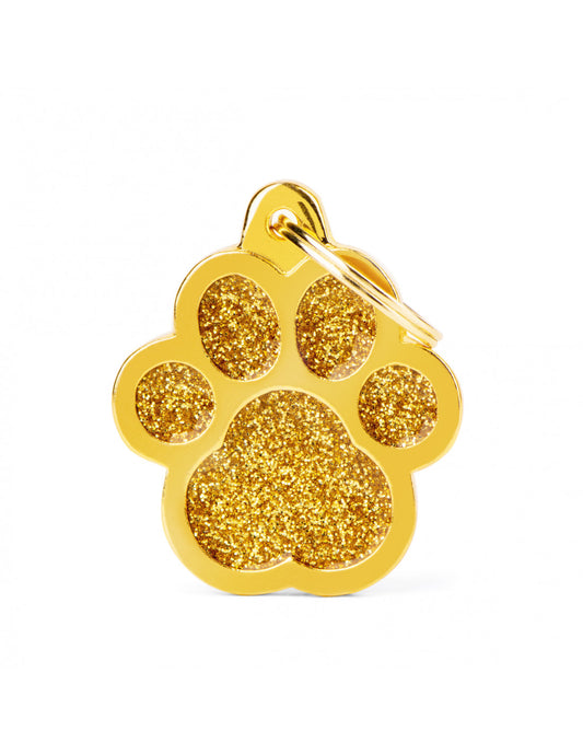 MY FAMILY - Big Paw Glitter Gold