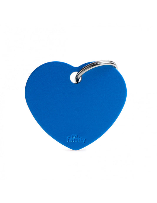 MY FAMILY - Big Heart Aluminum Blue