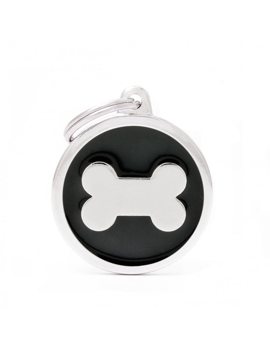 MY FAMILY - Black Big Circle Bone