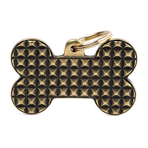 MY FAMILY - Large Bronx Studs Brass