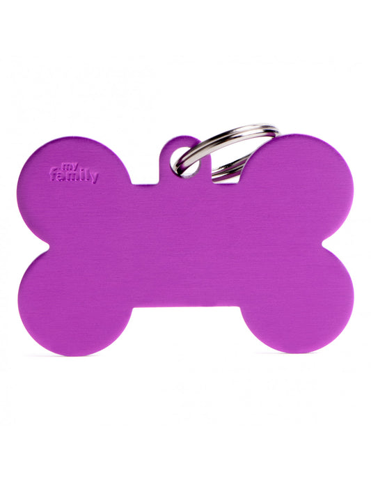 MY FAMILY - Purple XL Aluminum Bone