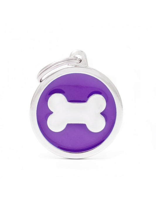 MY FAMILY - Purple Big Circle Bone
