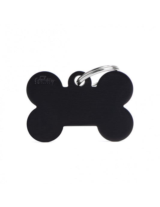 MY FAMILY - Small Bone Aluminum Black